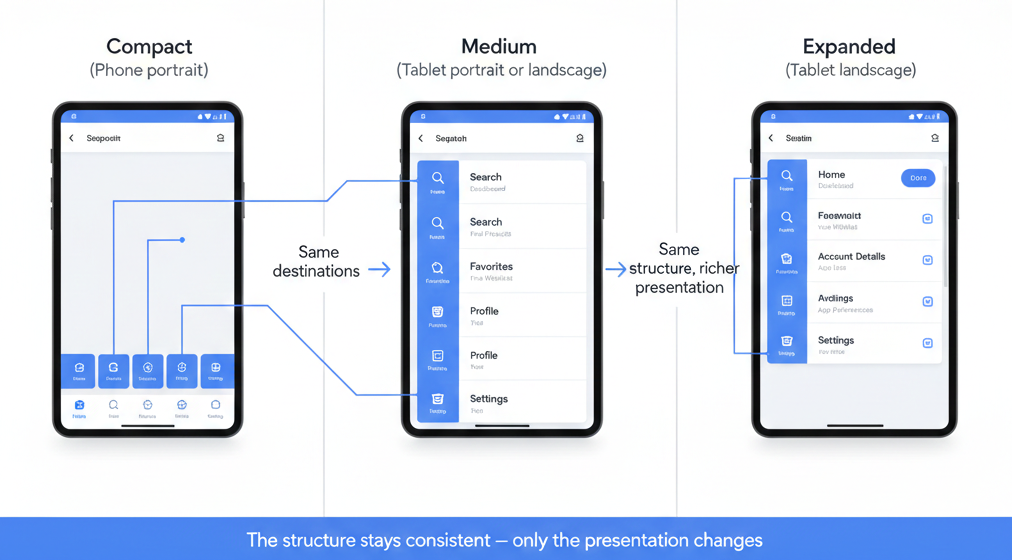 Navigation System That Moves