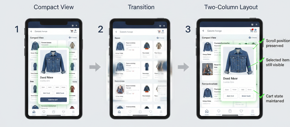 Live Resizing and State Preservation