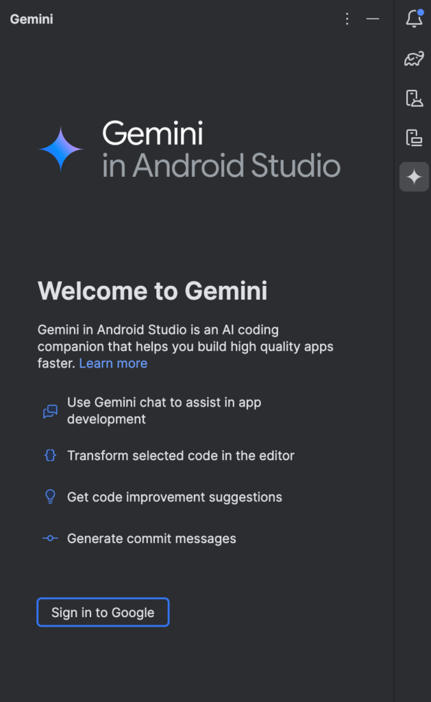 AI in IDEs - Gemini in android studio
